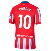 Camiseta Atletico Madrid Angel Correa #10 Primera Equipación Replica 2024-25 mangas cortas